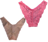 ItspleaZure Women's G-String Panties Thongs Underwear (Pack Of 2)